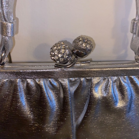 Ande vintage silver clutch handbag adorable - Picture 2 of 4